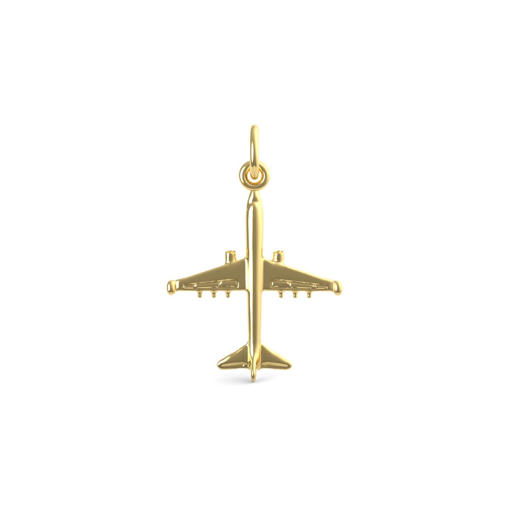 Medium Airplane Charm(8326)