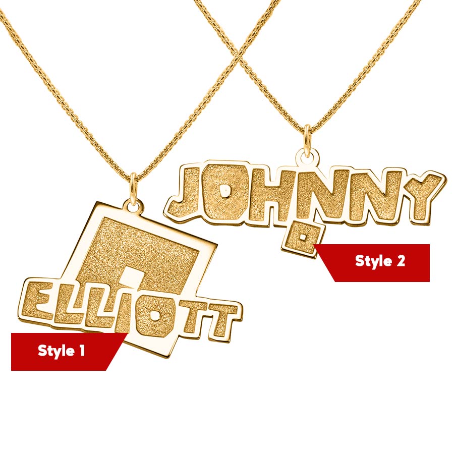 Custom Gaming Roblox Font Necklace