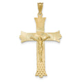 14K Gold Crucifix Cross Pendant