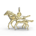 Horse and Colt Charm