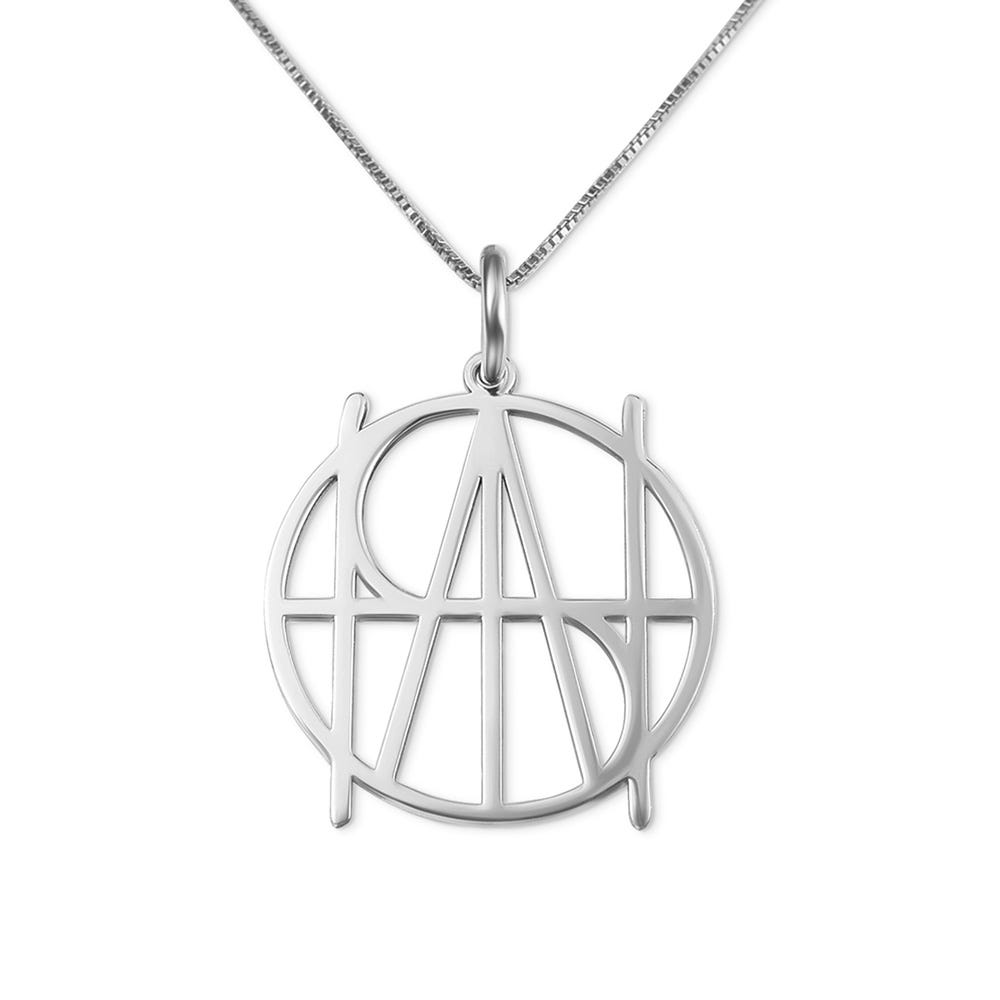 Geometrical Name Necklace