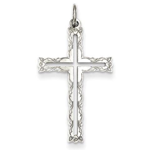 Laser Designed Cross Pendant