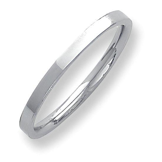 Palladium Flat Approx. 0.10 Inch Wedding Band