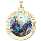 Holy Trinity Round Religious Medal