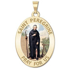 Saint Peregrine Oval Medal