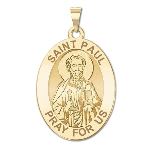 Saint Paul Religious Medal Oval