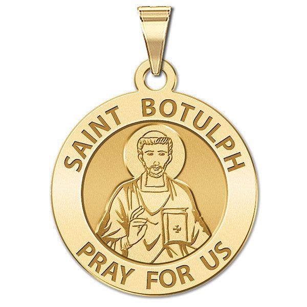 Saint Botulph Round Religious Medal