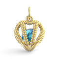 Embraced with Love March Stone Charm(8350-003)