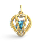 Embraced with Love March Stone Charm(8350-003)