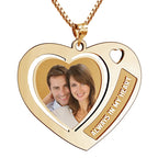 Heart Pendant With Always In My Heart Etched