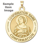 Custom Saint With Personalized Saint Name Confirmation Religious Medal