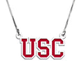 Usc Color Enamel Block Necklace