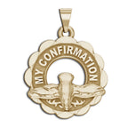 My Confirmation Dove Cut-Out Religious Medal