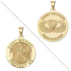 Saint Michael Double Sided Paratrooper Medal