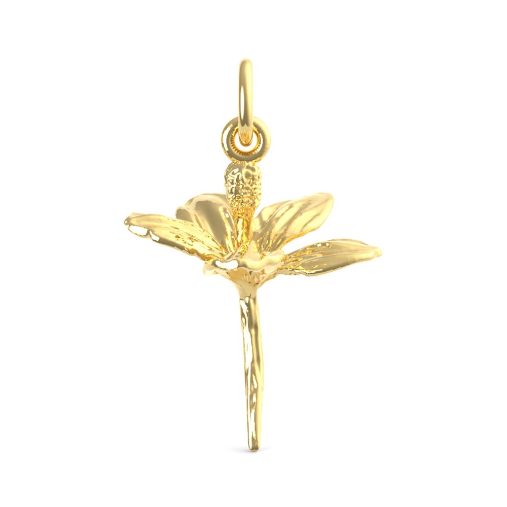 Hibiscus Flower Charm