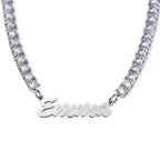 Personalized and Exclusive CZ Nameplate Necklace