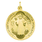 Saint Benedict Round Jubilee Religious Medal