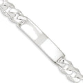 Custom Engraved Sterling Silver Men's Curb Link ID Bracelet