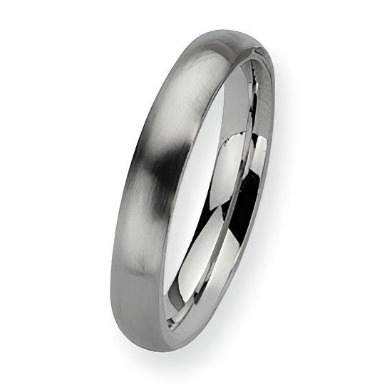 Stainless Steel Approx. 0.16 Inch Brushed Wedding Band