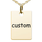 Custom Mom Rectangle Shaped Charm