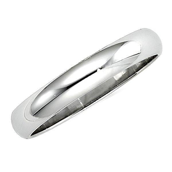 Sterling Silver Approx. 0.12 Inch Half-Round Wedding Band