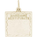 Marriage Certificate Engravable