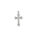 White Gold Crucifix Pendant