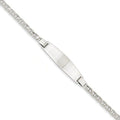Custom Engraved 14K Gold Men's Anchor Link ID Bracelet