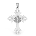 Medical Id Cross Pendant