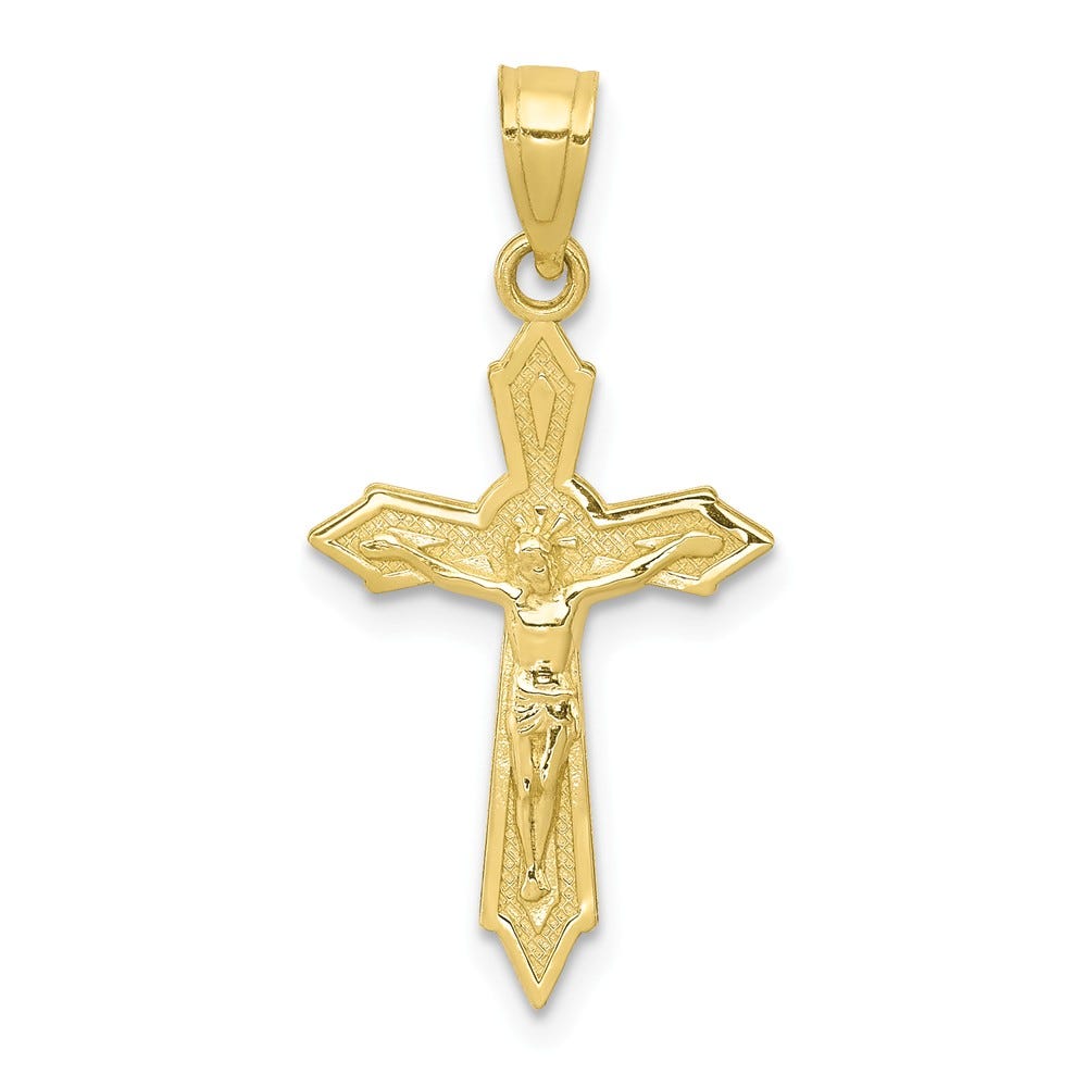 10K Crucifix Pendant