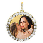 Xxl Diamond Illusion Round Pendant Jewelry