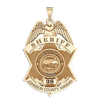 Personalized Johnson City Kansas Police Badge with Your Rank and Number