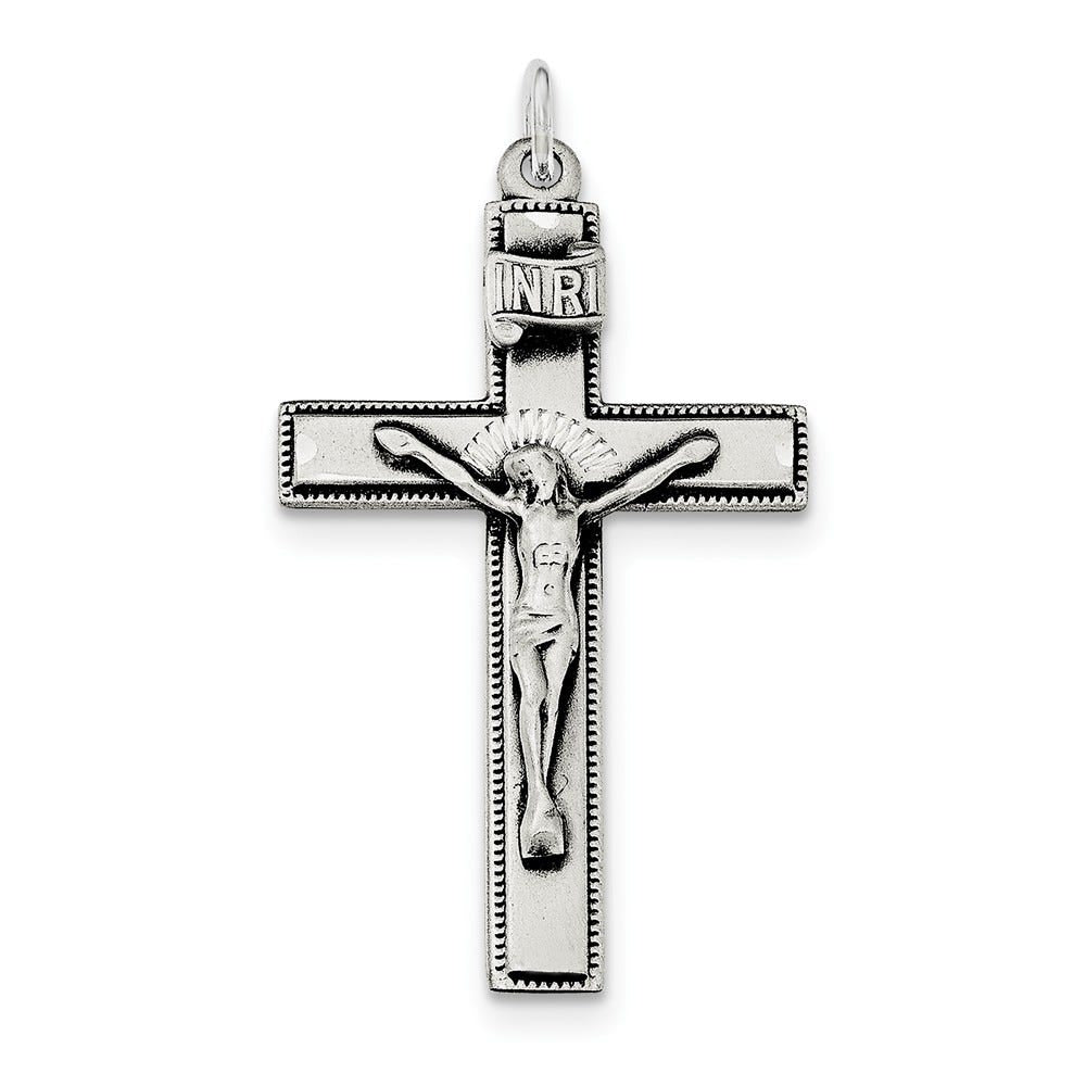 Inri Crucifix Cross With Prayer Pendant