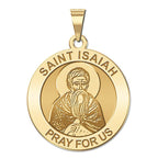 Saint Isaiah Round Religious Medal