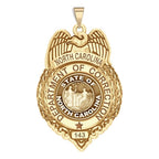 Personalized North Carolina Corrections Badge with Number