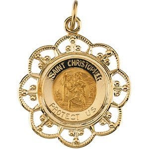 Saint Christopher Religious Medal