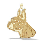 Boston Terrier Dog Portrait Charm or Pendant