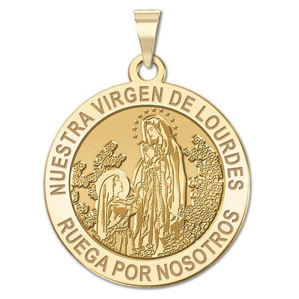 Nuestra Virgen De Lourdes Medal
