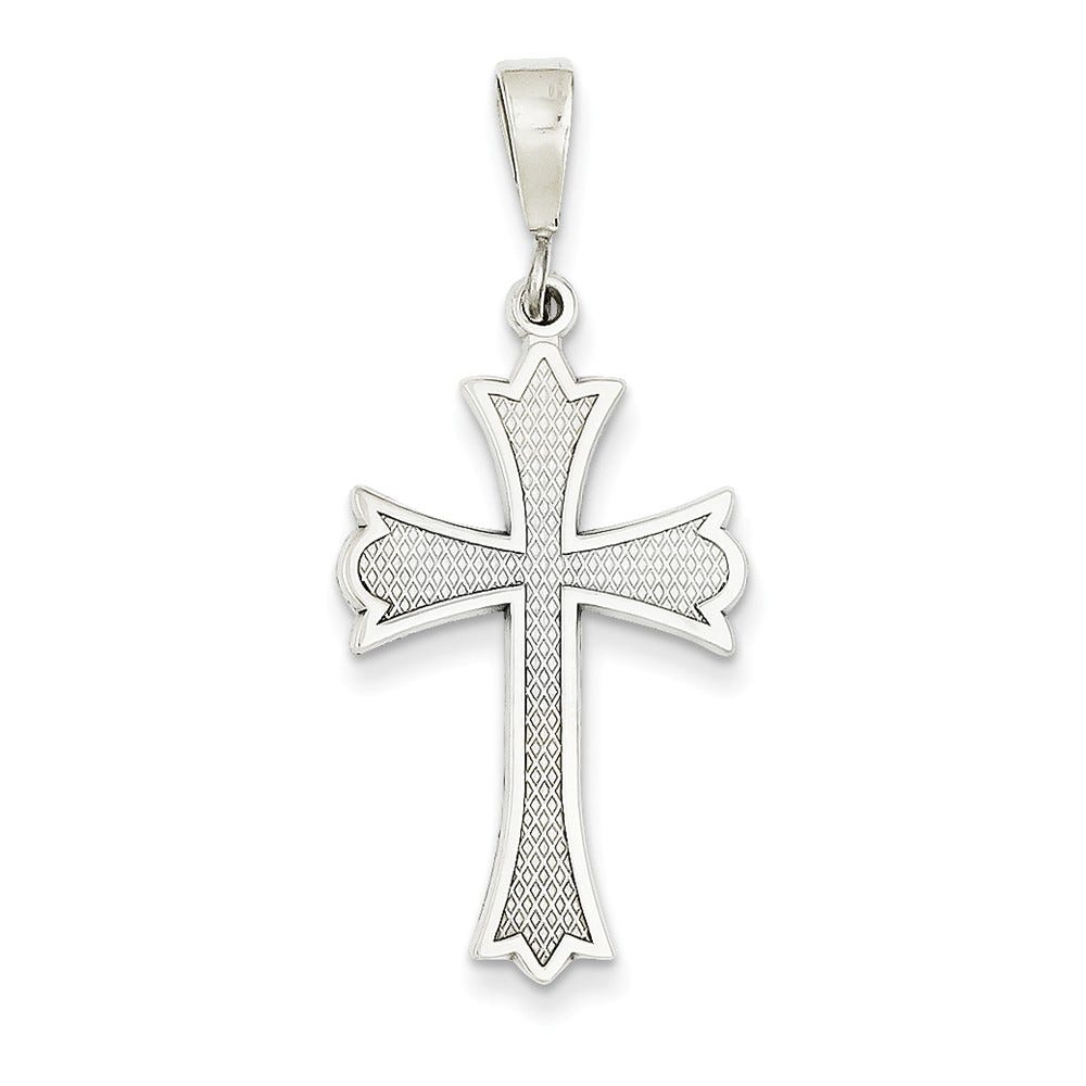 White Gold Cross Pendant