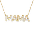 MAMA CZ Name Necklace