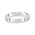 Platinum Approx. 0.20 Inch Polished Beveled Edge Wedding Band