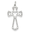 Intricate Laser-Cut Cross Pendant