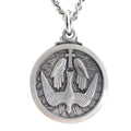 Holy Spirit Medal With 24 Inch Endless Curb Chain
