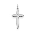 Sterling Silver Laser Designed Cross Pendant