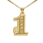 #1 Mommy Pendant or Charm