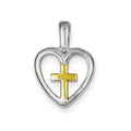 Cross Heart Pendant