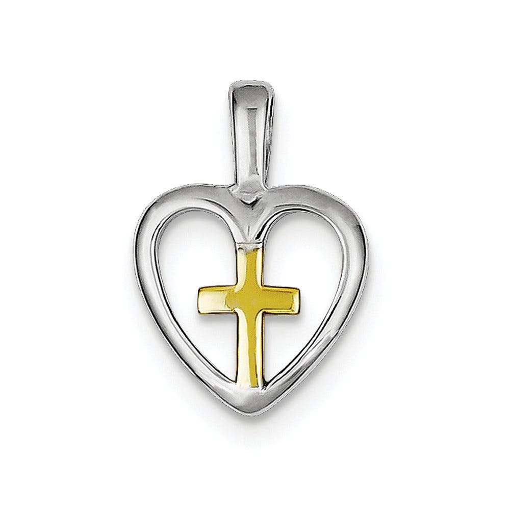 Cross Heart Pendant