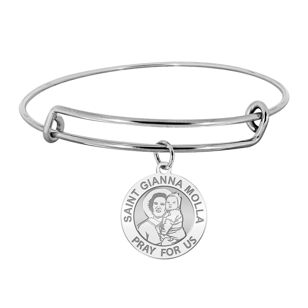 Saint Gianna Beretta Molla Expandable Bracelet