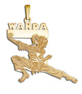 Custom Martial Arts Female Charm or Pendant