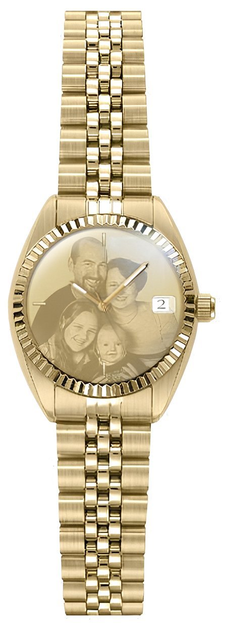 Women’s Custom Swiss QuartzLine Photo Laser Watch